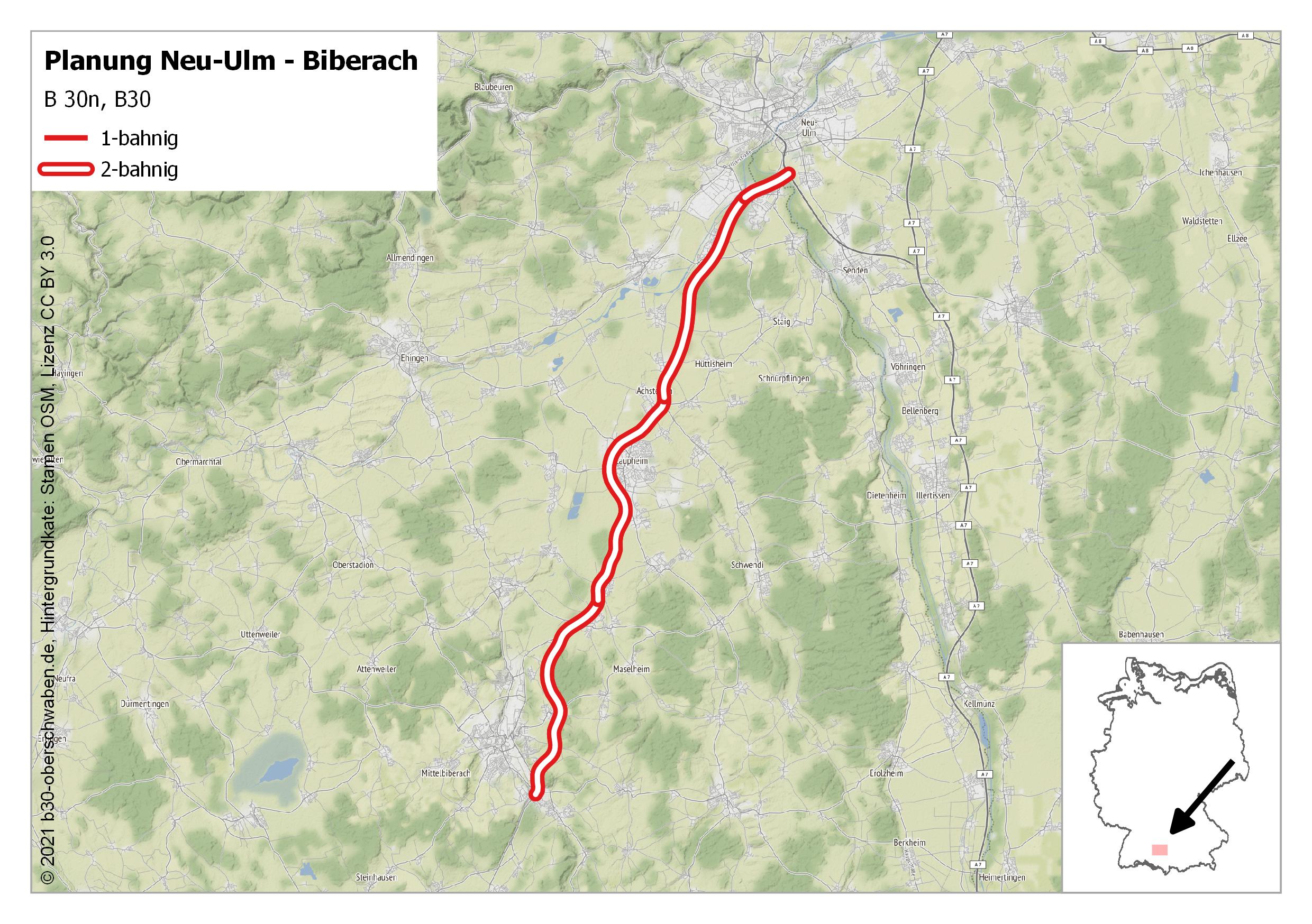 Planung Neu-Ulm - Biberach