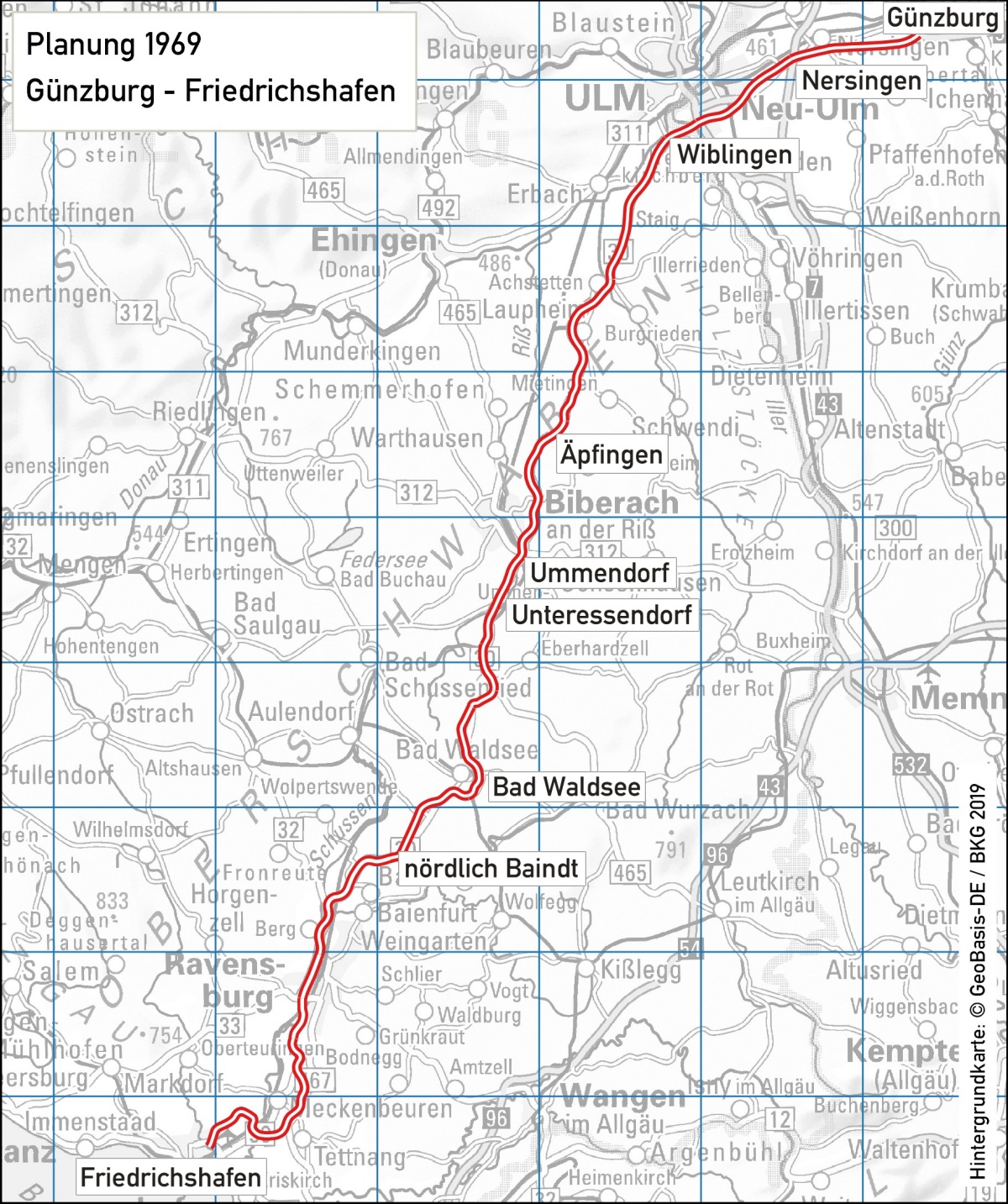 B10n / B30n / B30 Günzburg - Neu-Ulm - Friedrichshafen