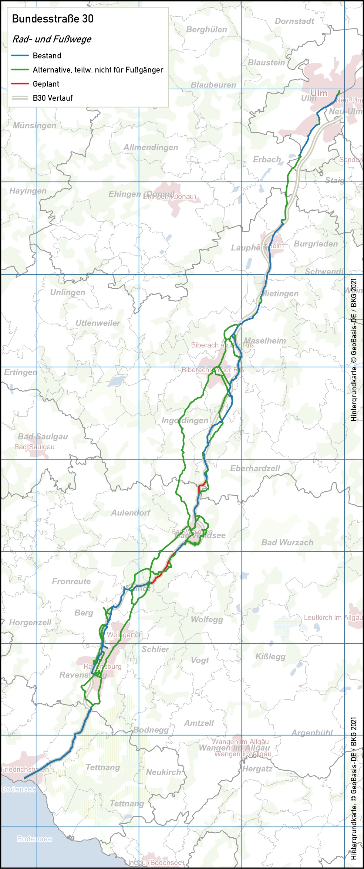 Rad- und Fußwege